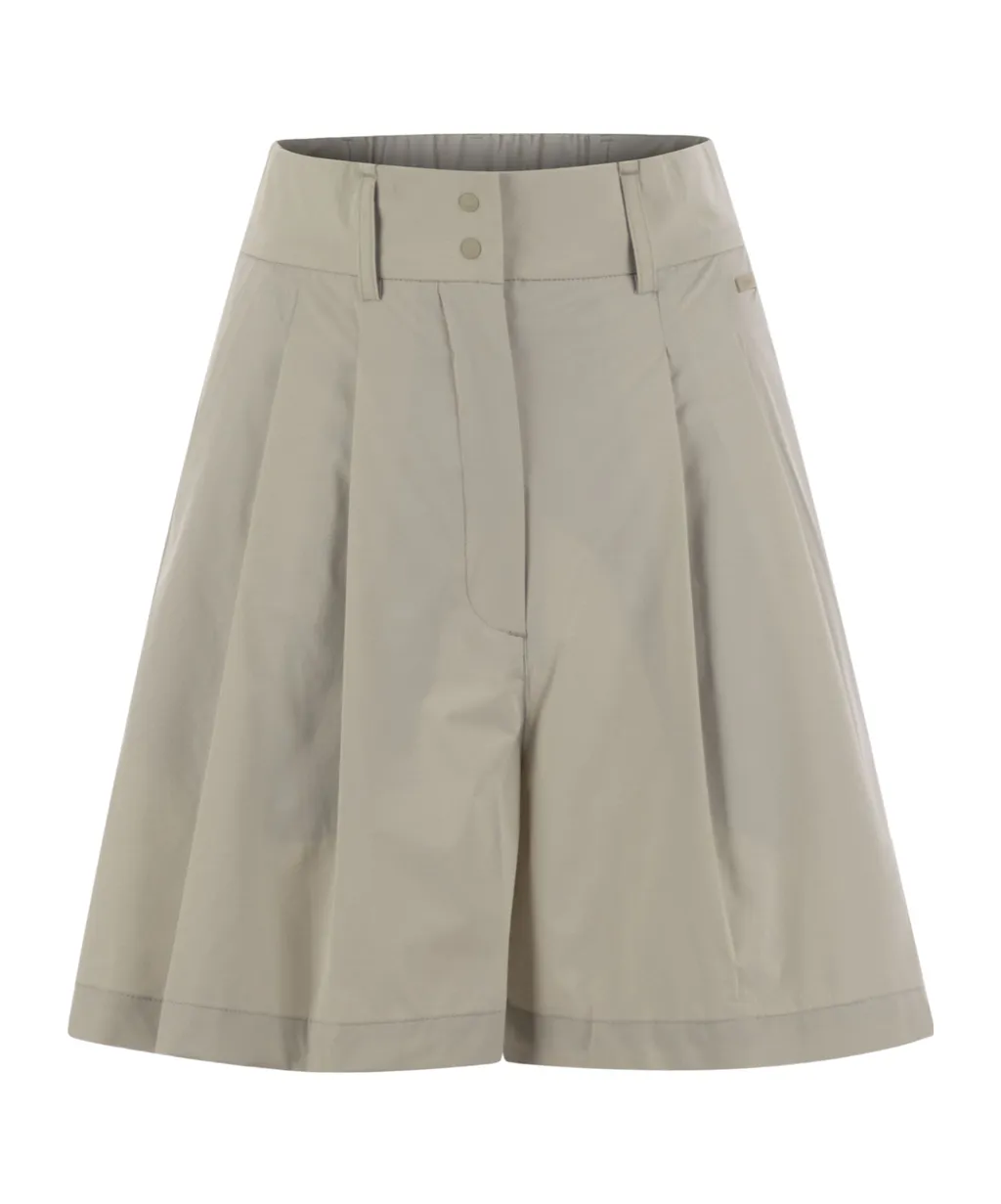 Pleated Detail Shorts