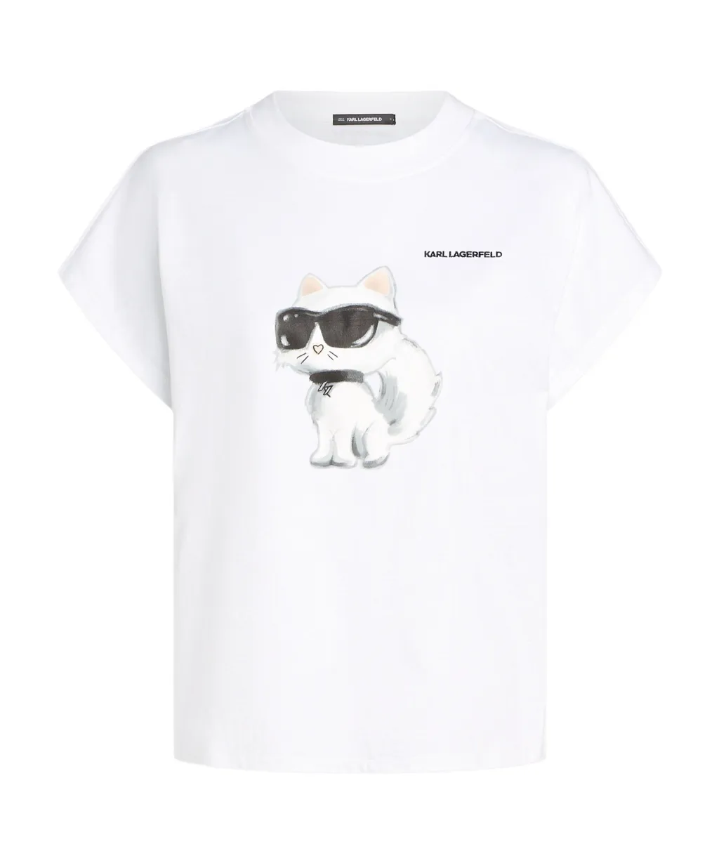 Karl Lagerfeld Ikon Choupette Oversized T-Shirt