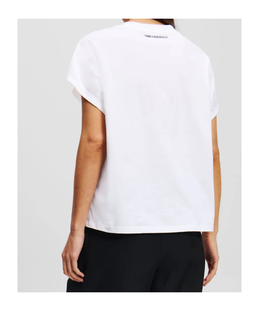 Karl Lagerfeld Ikon Choupette Oversized T-Shirt