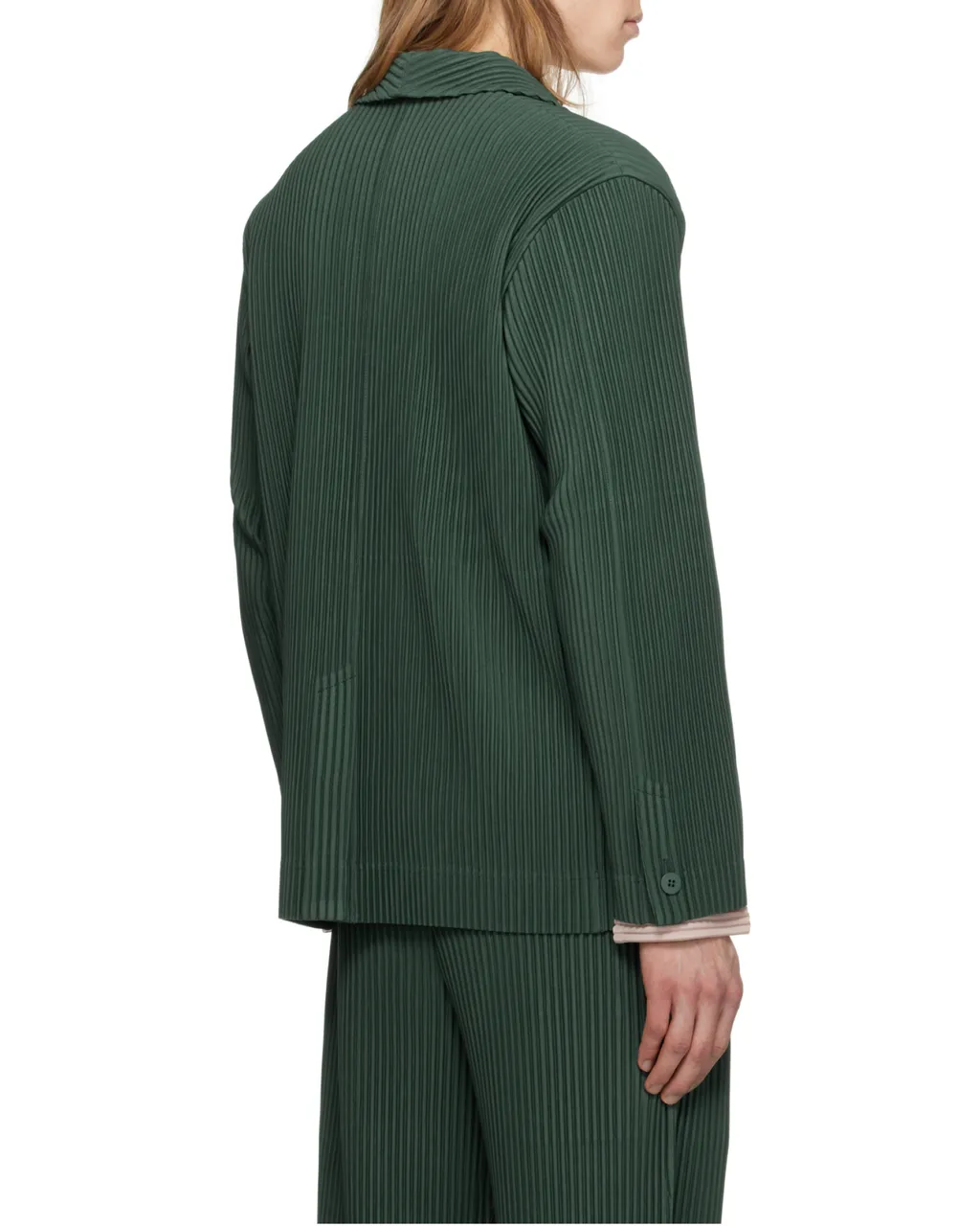 Homme Plissé Issey Miyake Pleated Single-Breasted Blazer