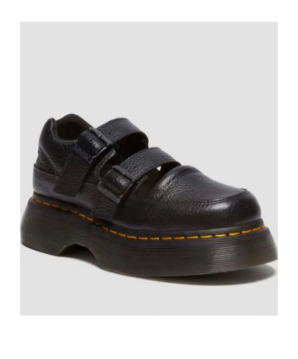Buzz Milled Nappa Leather Mary Jane Shoes
