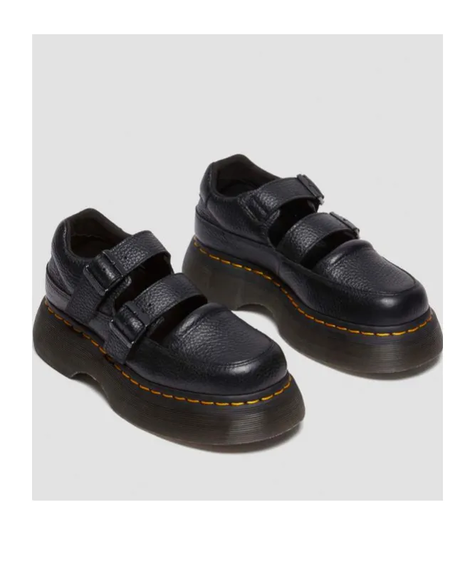 Buzz Milled Nappa Leather Mary Jane Shoes