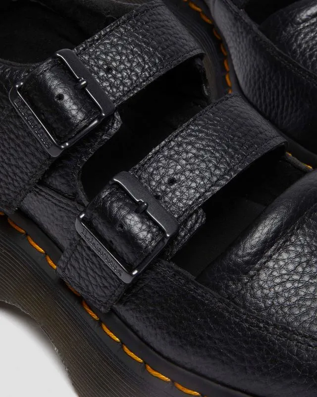 Buzz Milled Nappa Leather Mary Jane Shoes