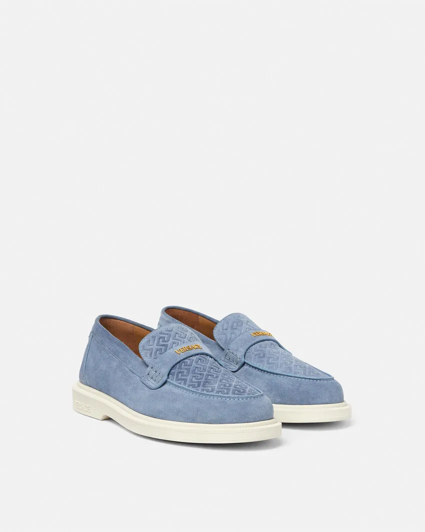Versace Logo-Lettering Slip-On Sneakers