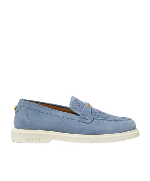 Versace Logo-Lettering Slip-On Sneakers