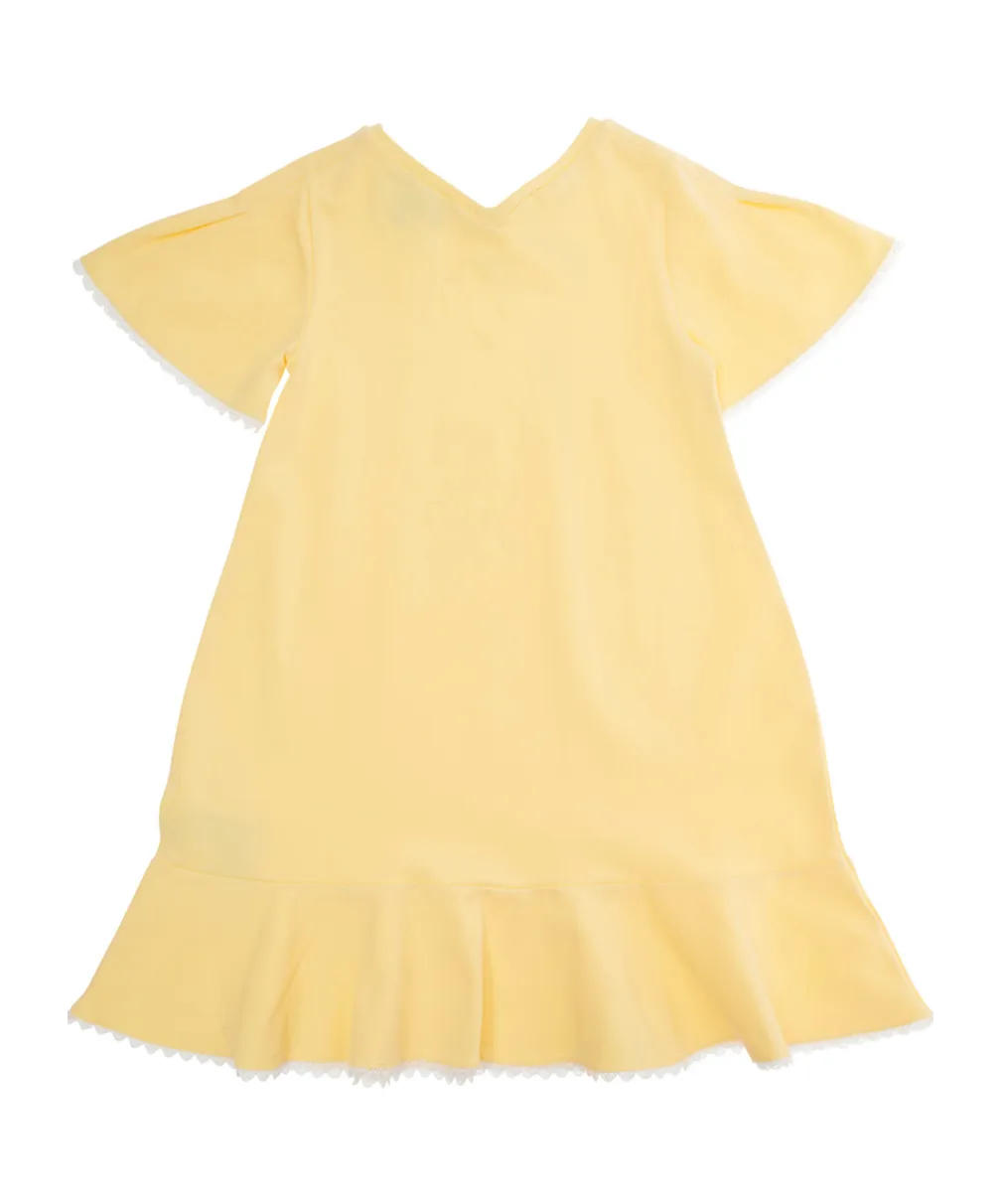 Emporio Armani Kids Ruffled Hem Dress