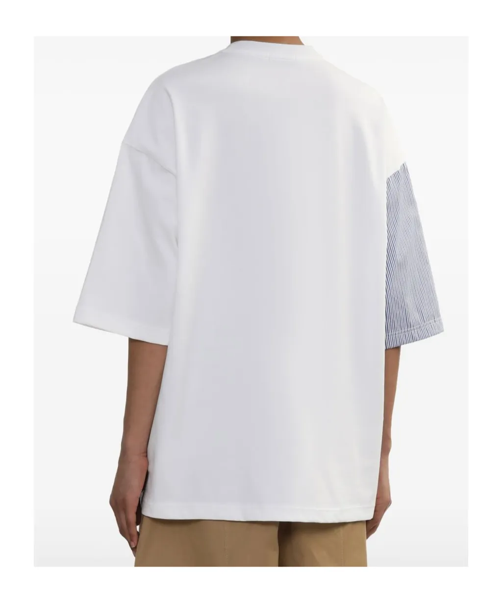 Panelled Paisley-Print T-Shirt
