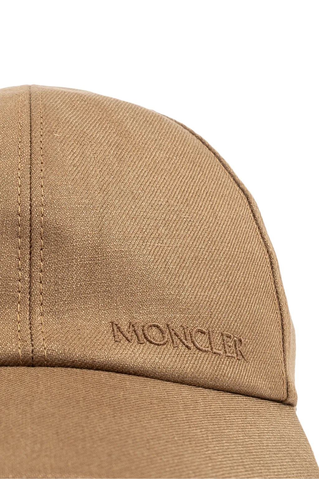 Moncler Logo Embroidered Curved Peak Cap
