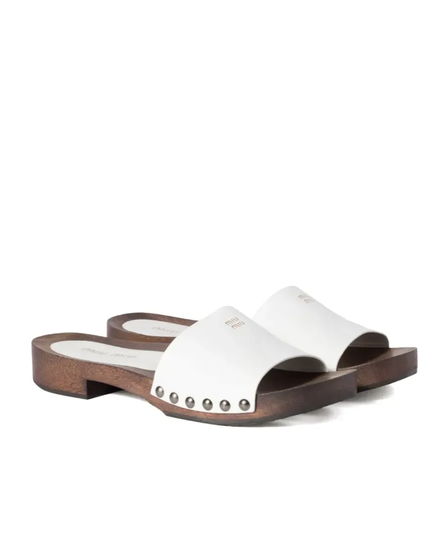 Patent-Leather Clogs