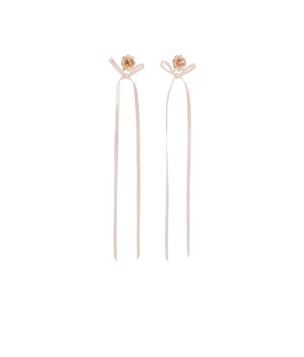 Bow Ribbon Stud Earrings