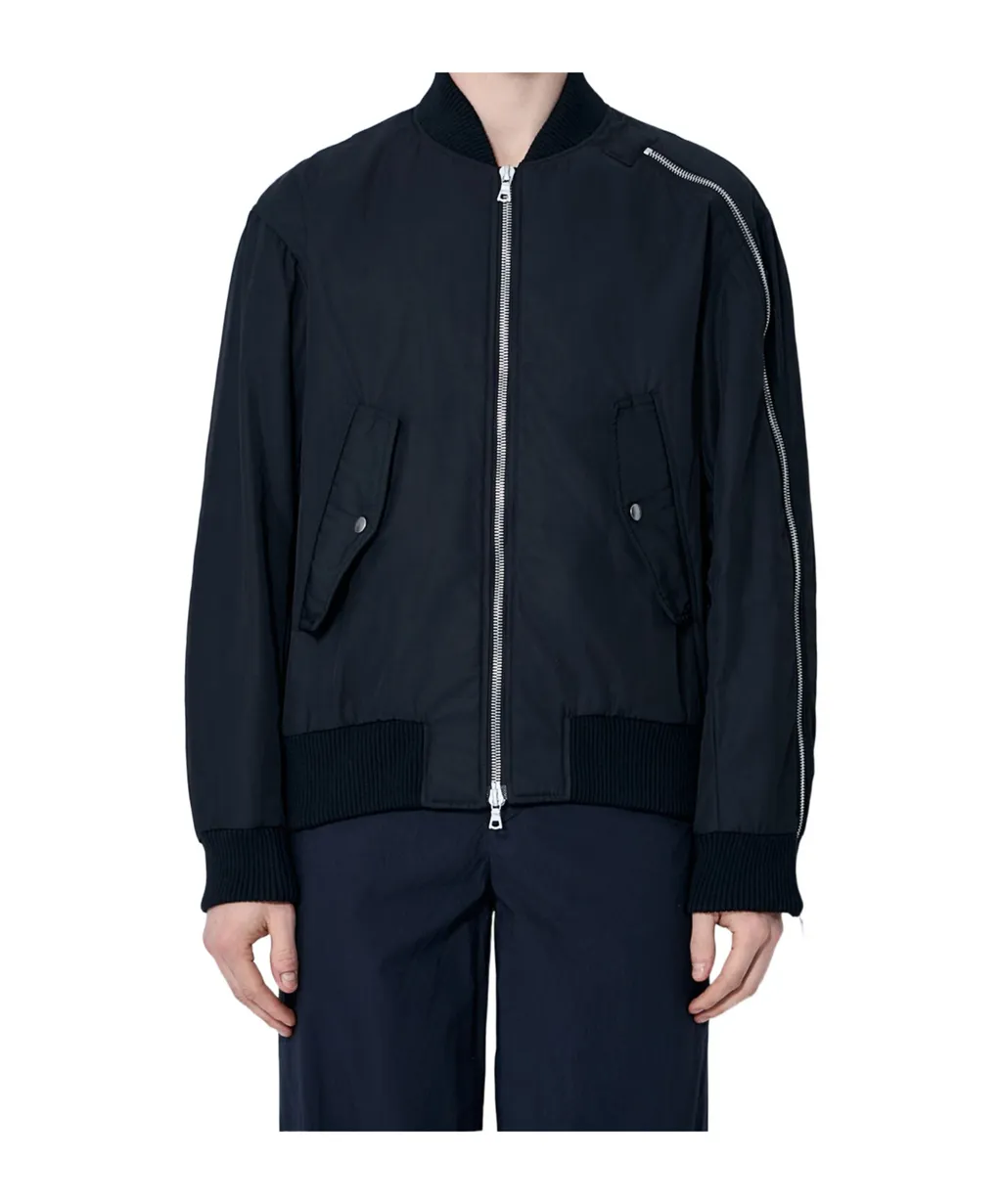 Dries Van Noten Zipped Bomber Jacket