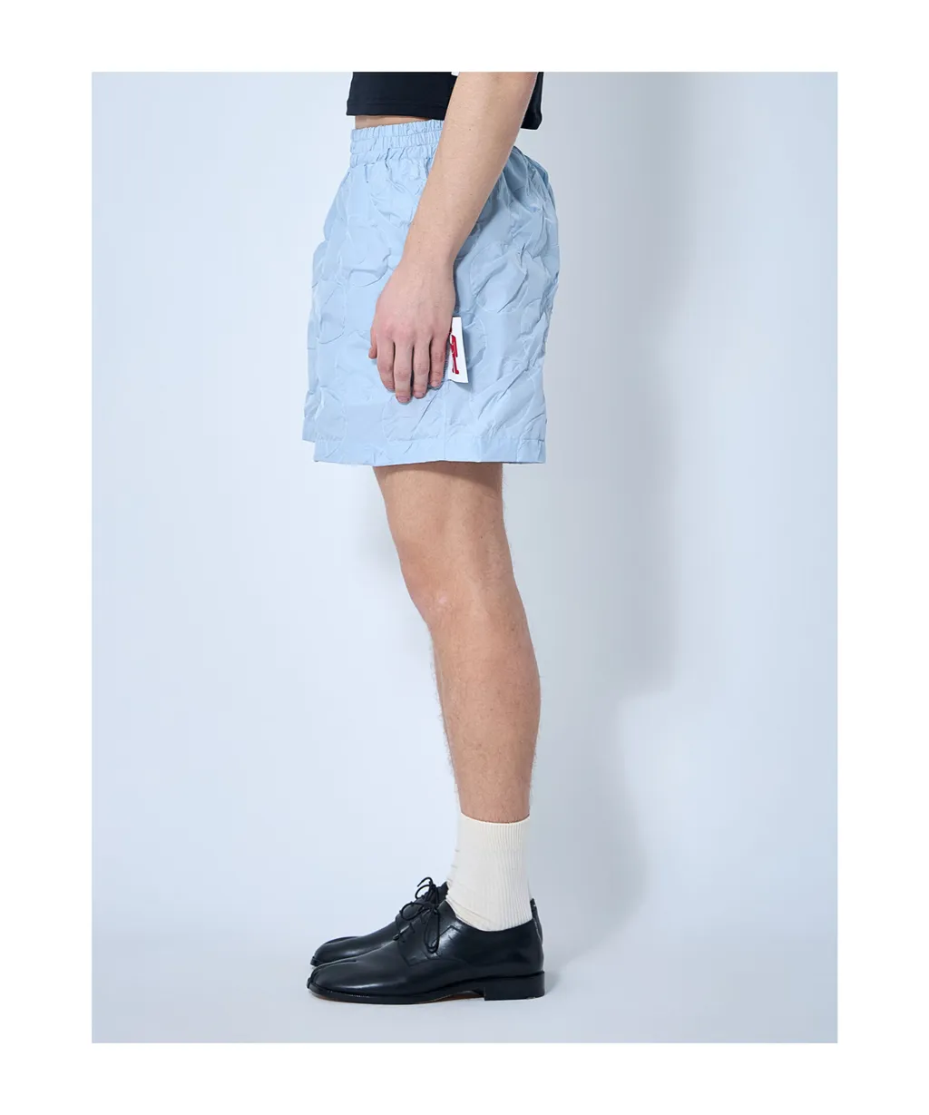 Walter Van Beirendonck Textured Quilted Shorts