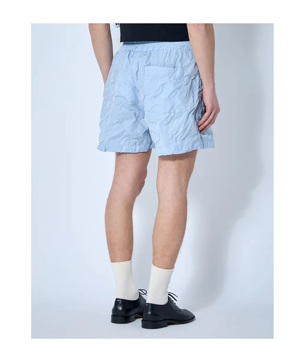 Walter Van Beirendonck Textured Quilted Shorts