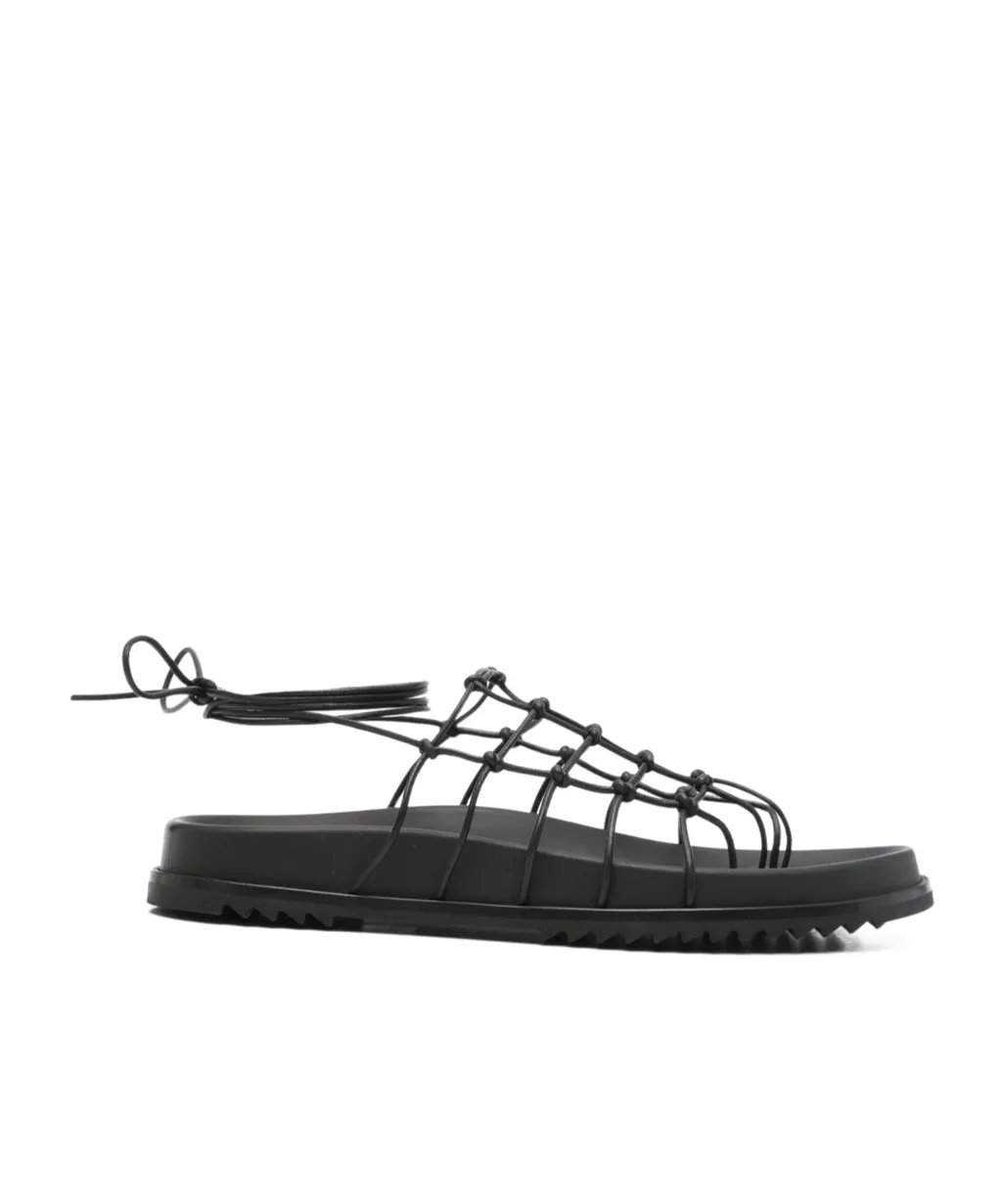 Open-Toe Flat Sandals