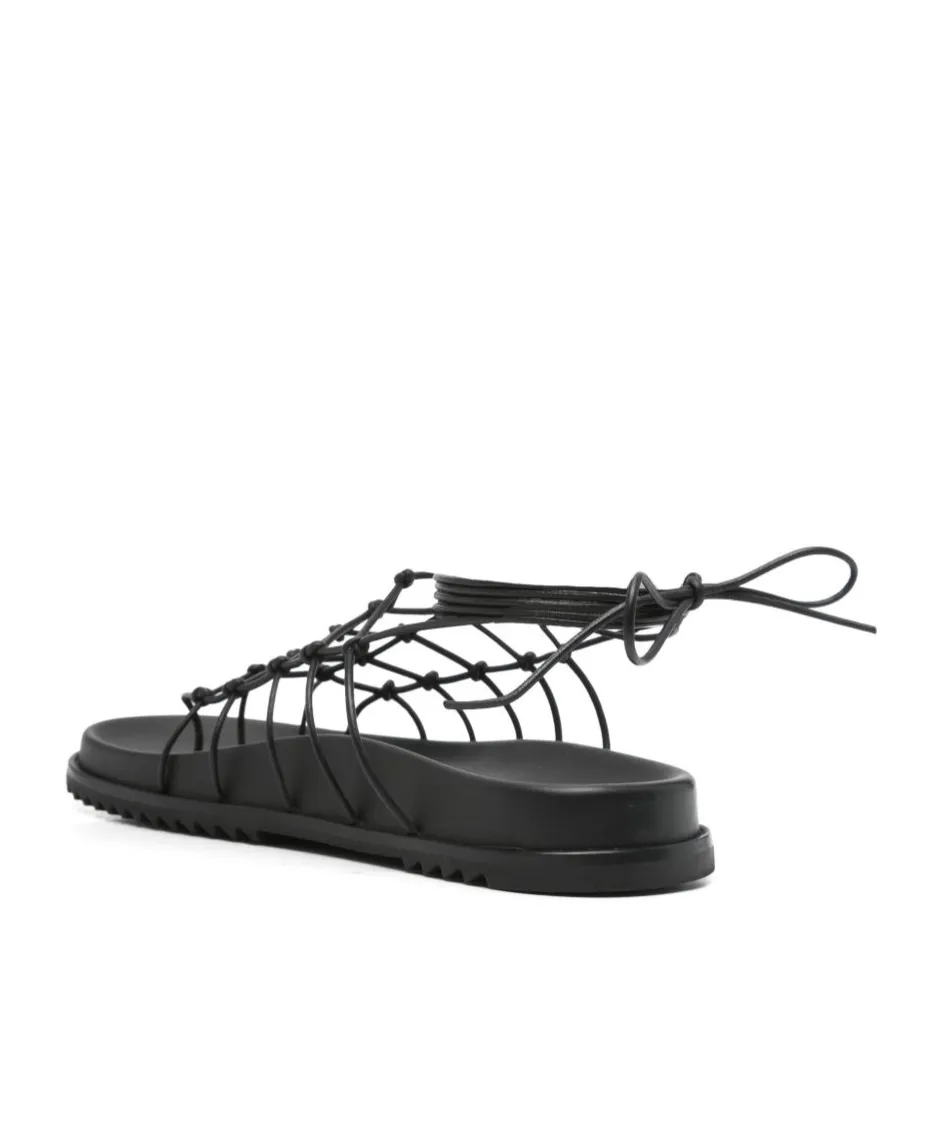 Open-Toe Flat Sandals