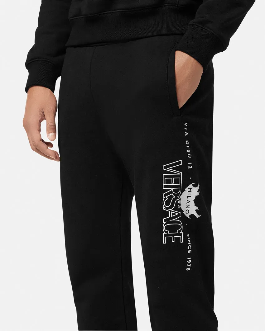 Versace Logo-Printed Sweatpants