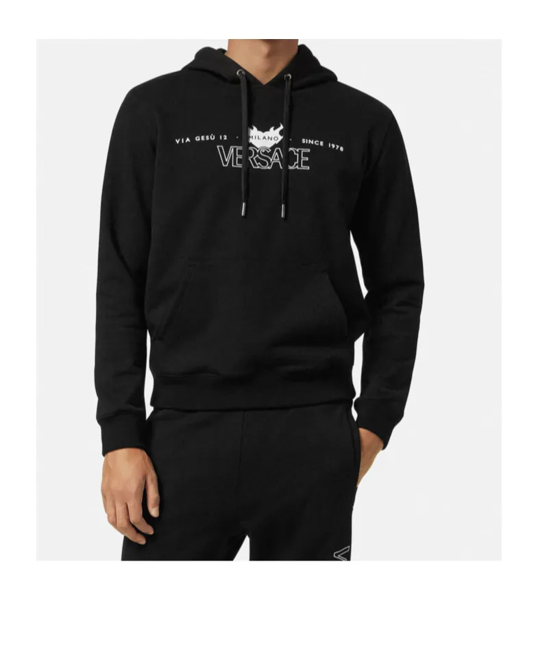 Versace Logo-Printed Hoodie