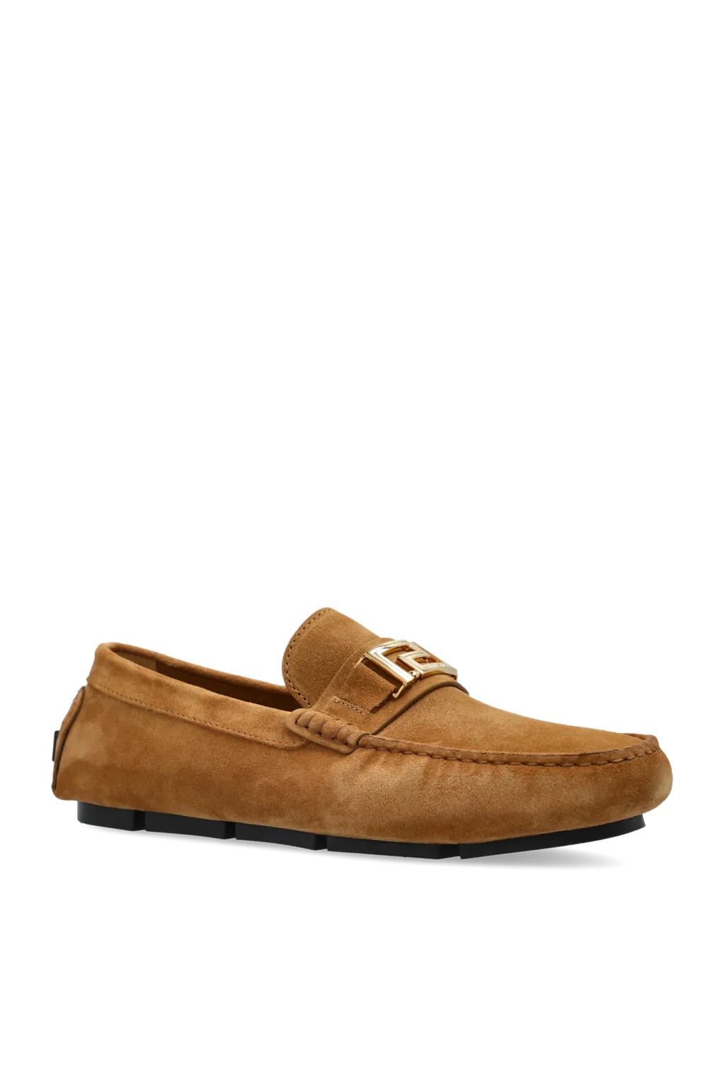 Versace Logo-Engraved Loafers