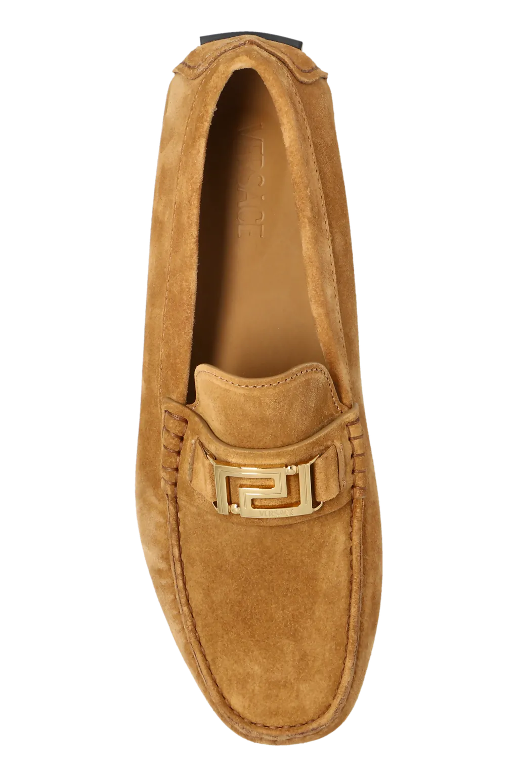 Versace Logo-Engraved Loafers