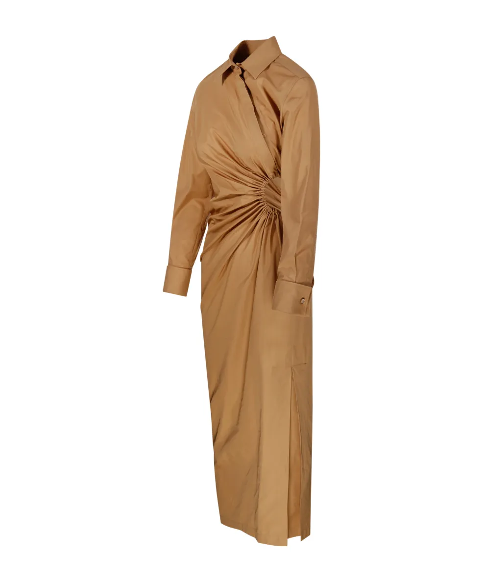 Max Mara Collared Long-Sleeve Shirt Dress
