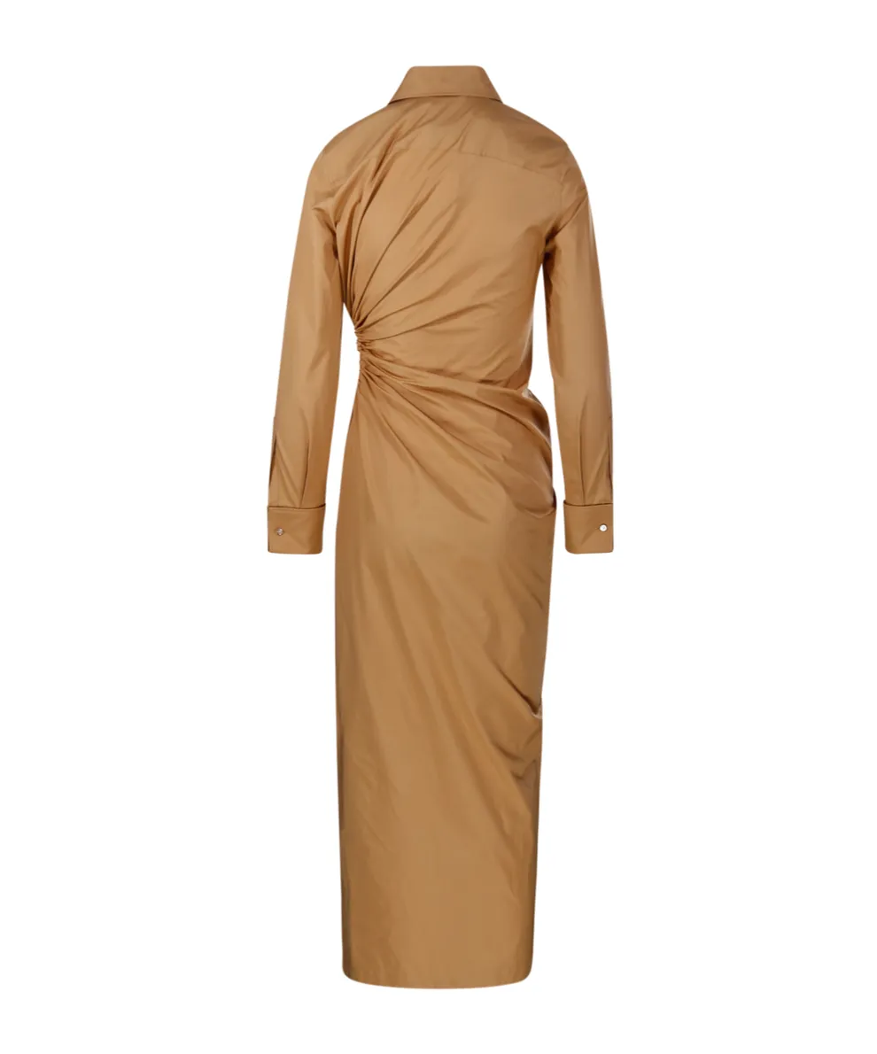 Max Mara Collared Long-Sleeve Shirt Dress