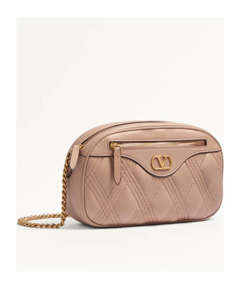 Valentino Quiltie 67 Zip-Up Medium Shoulder Bag