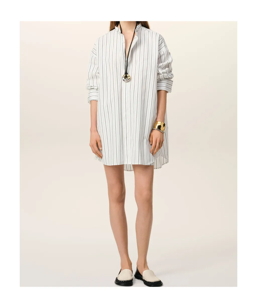Ami Wingtip Collar Oversized Shirt