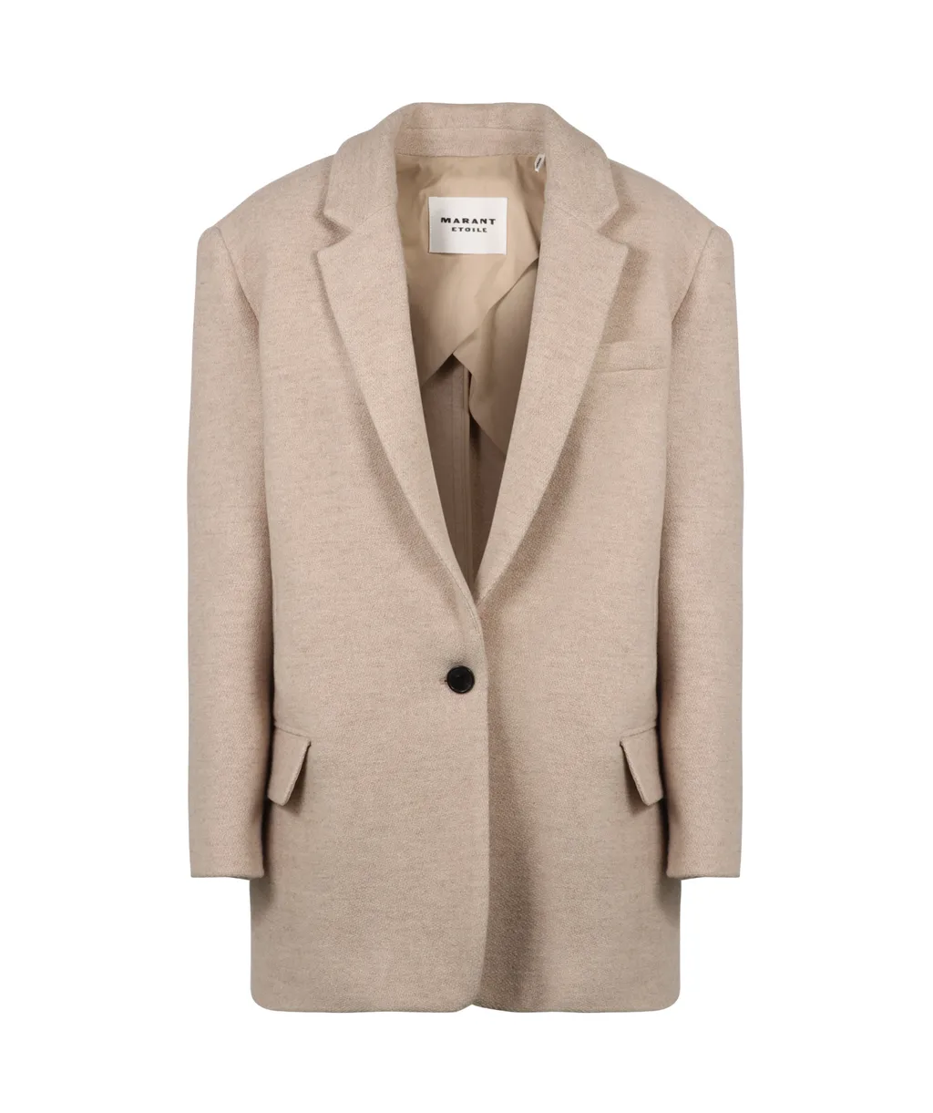 Long-Sleeved Suit Coat