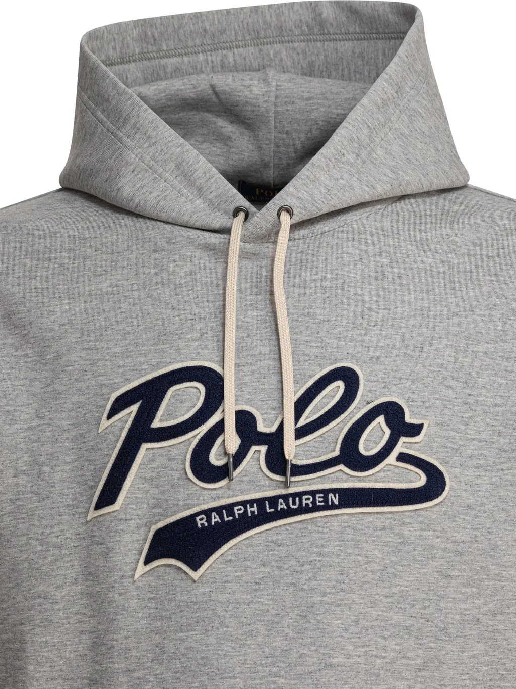 Polo Ralph Lauren Double-Knit Logo Drawstring Hoodie