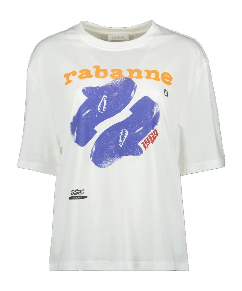 Paco Rabanne Pattern-Printed Crewneck T-Shirt