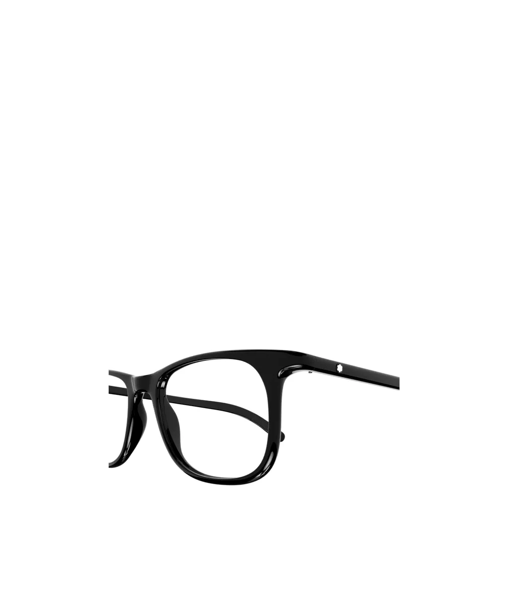 Montblanc Eyewear Square-Frame Logo-Engraved Glasses
