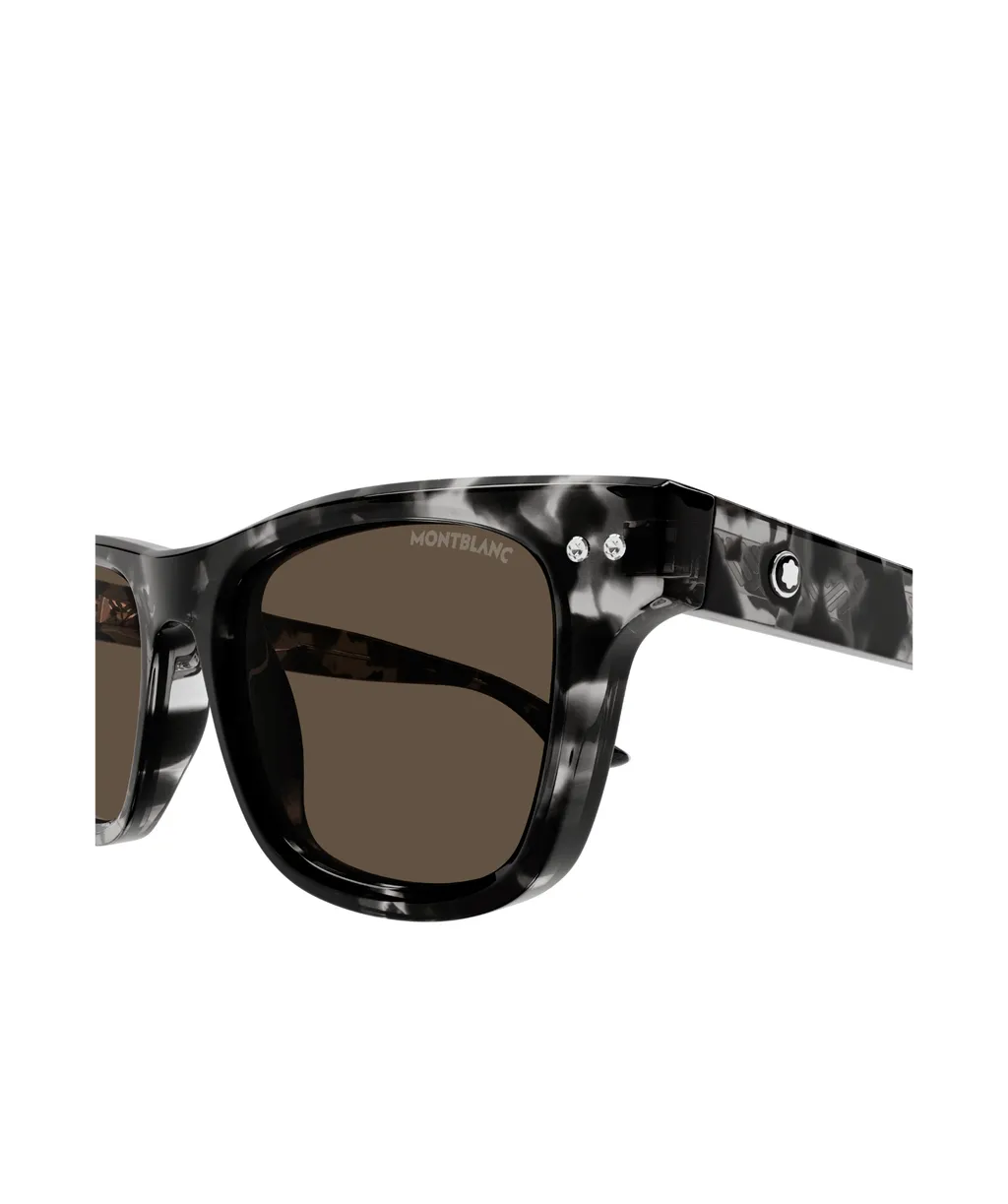 Montblanc Eyewear Rectangular Frame Sunglasses