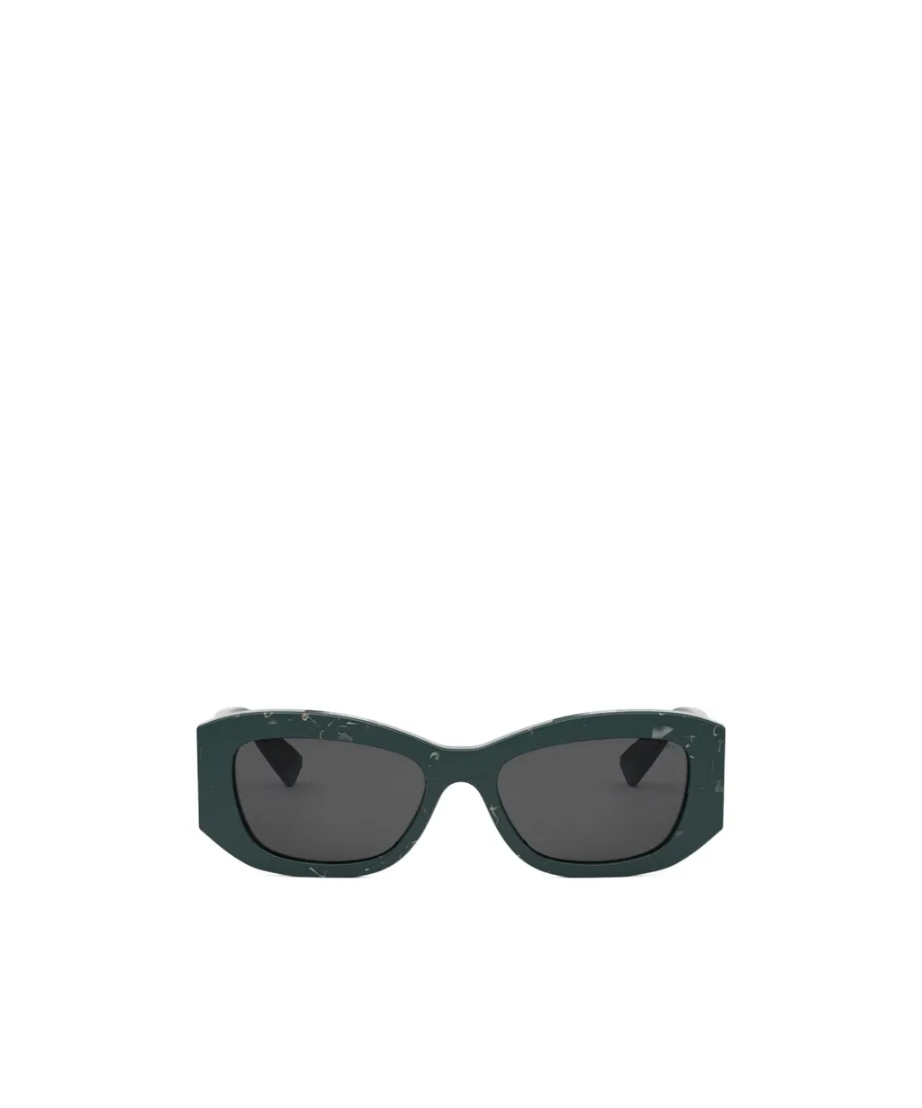 Bulgari Geometric Frame Sunglasses