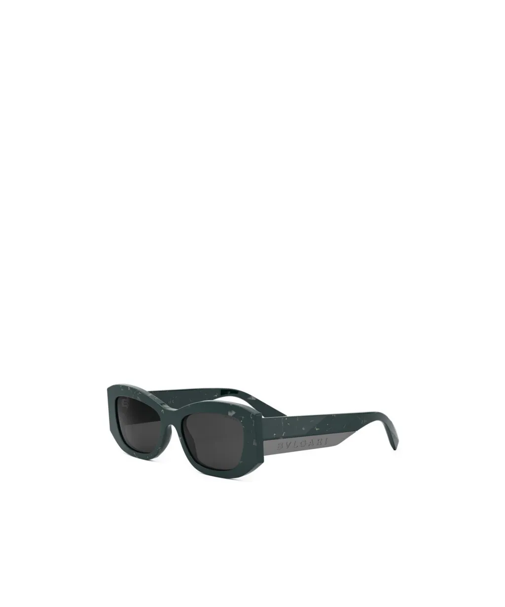Bulgari Geometric Frame Sunglasses
