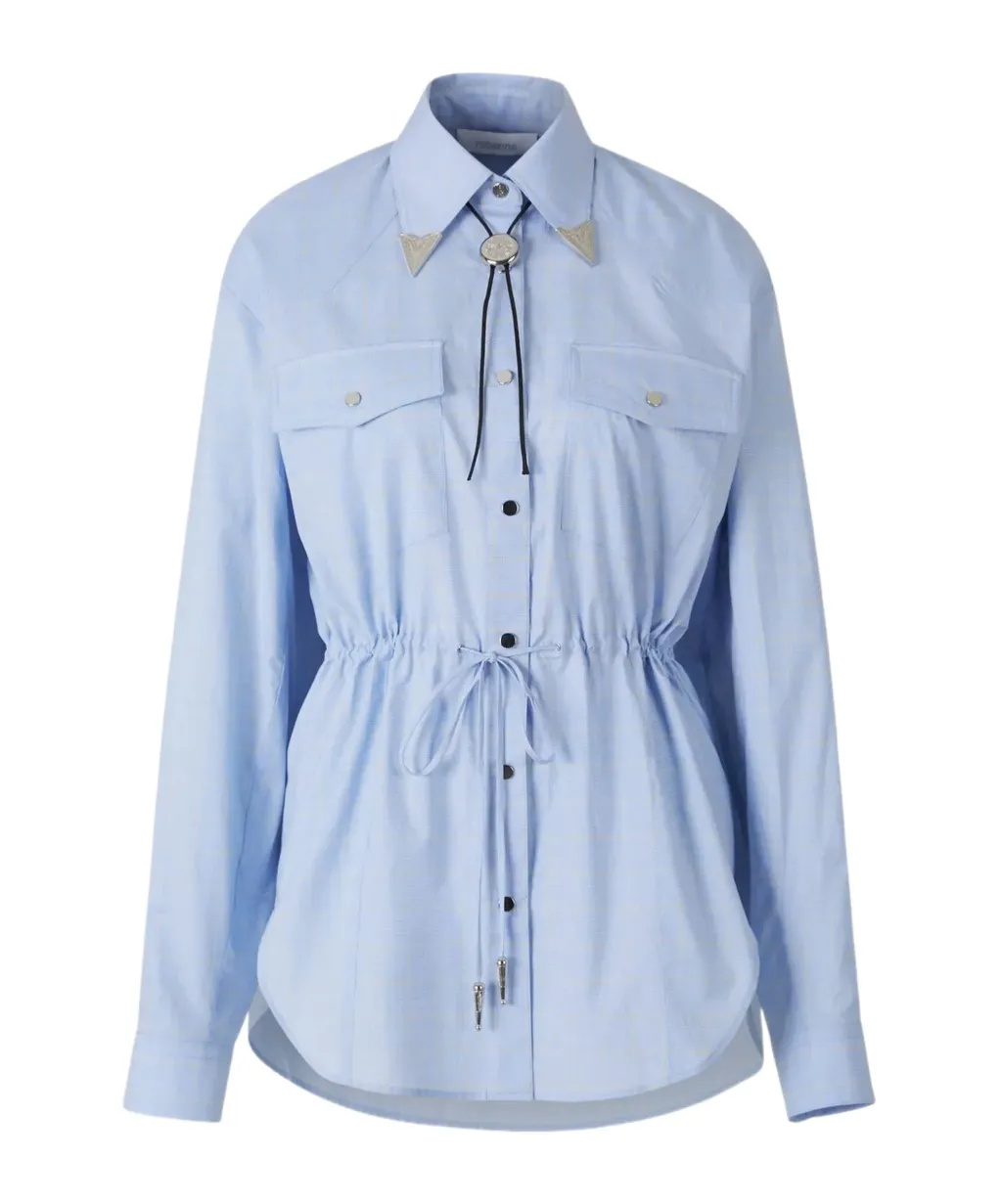 Drawstring-Waist Shirt