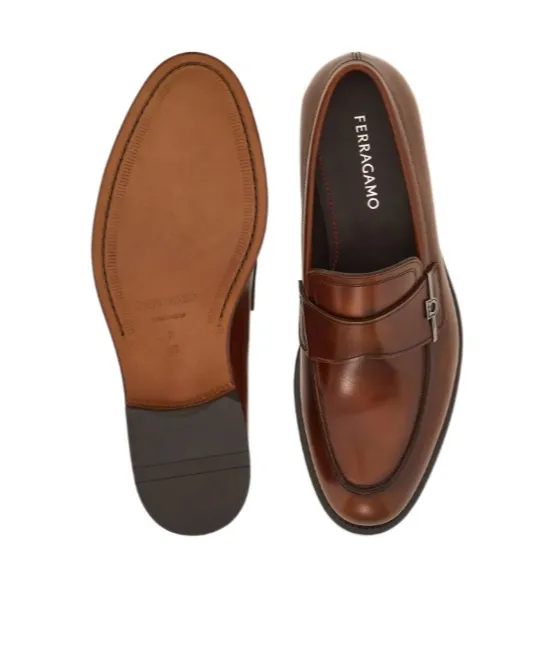 Gancini Button-Trimmed Penny Casual Shoes