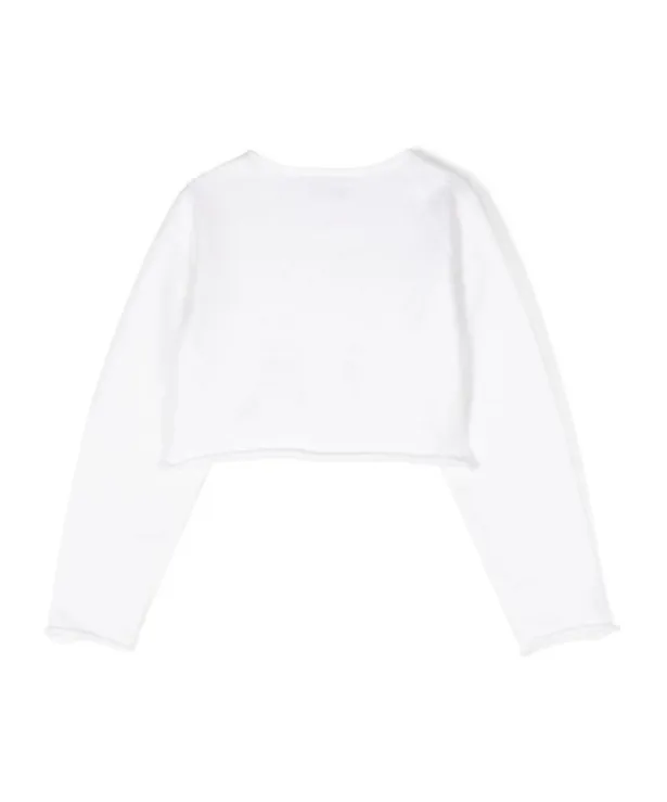 Il Gufo Cropped Cardigan Sweater