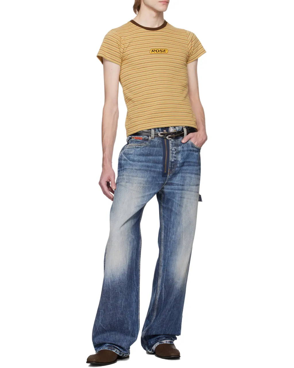 Logo Motif Shrunken T-Shirt