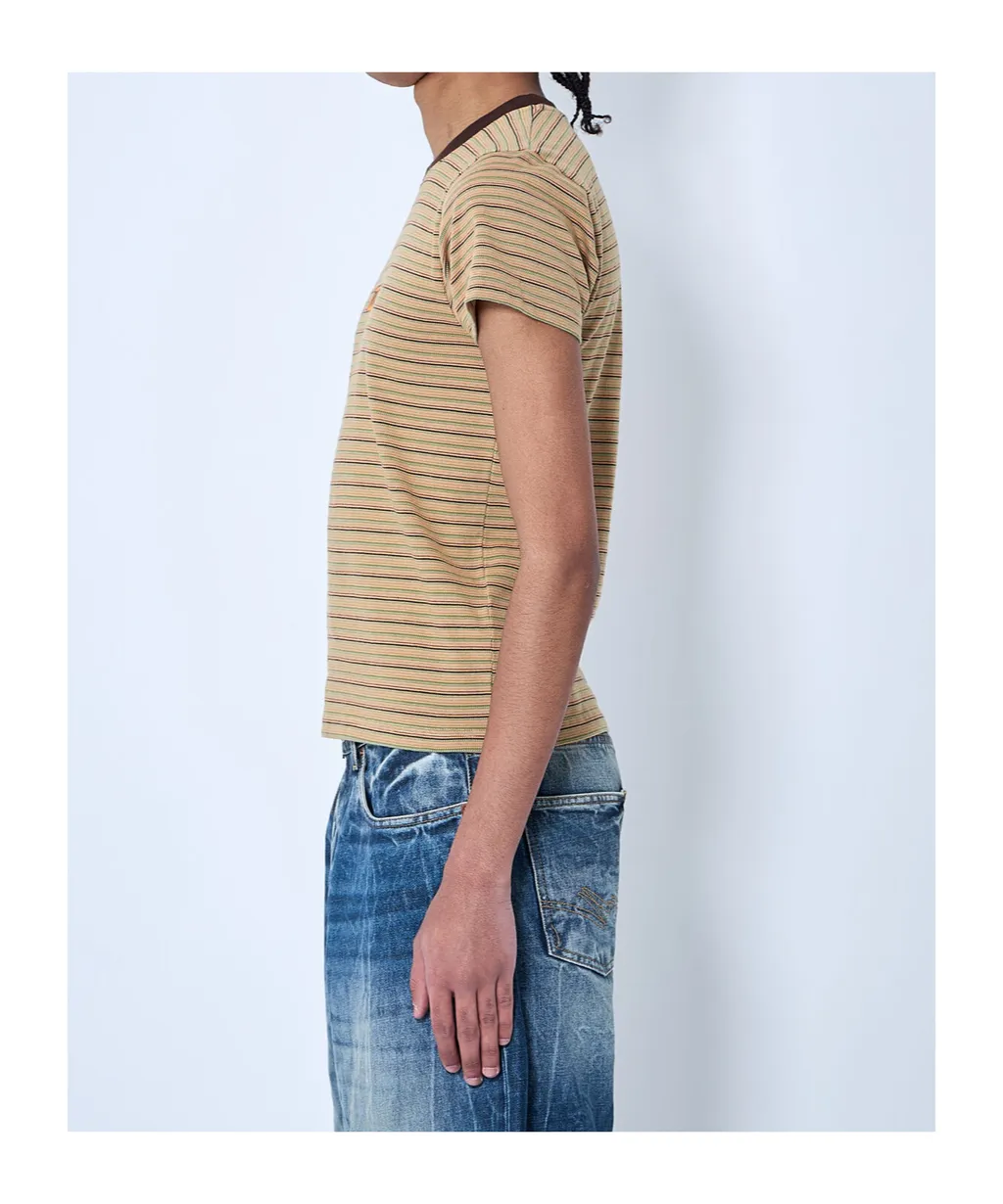 Logo Motif Shrunken T-Shirt