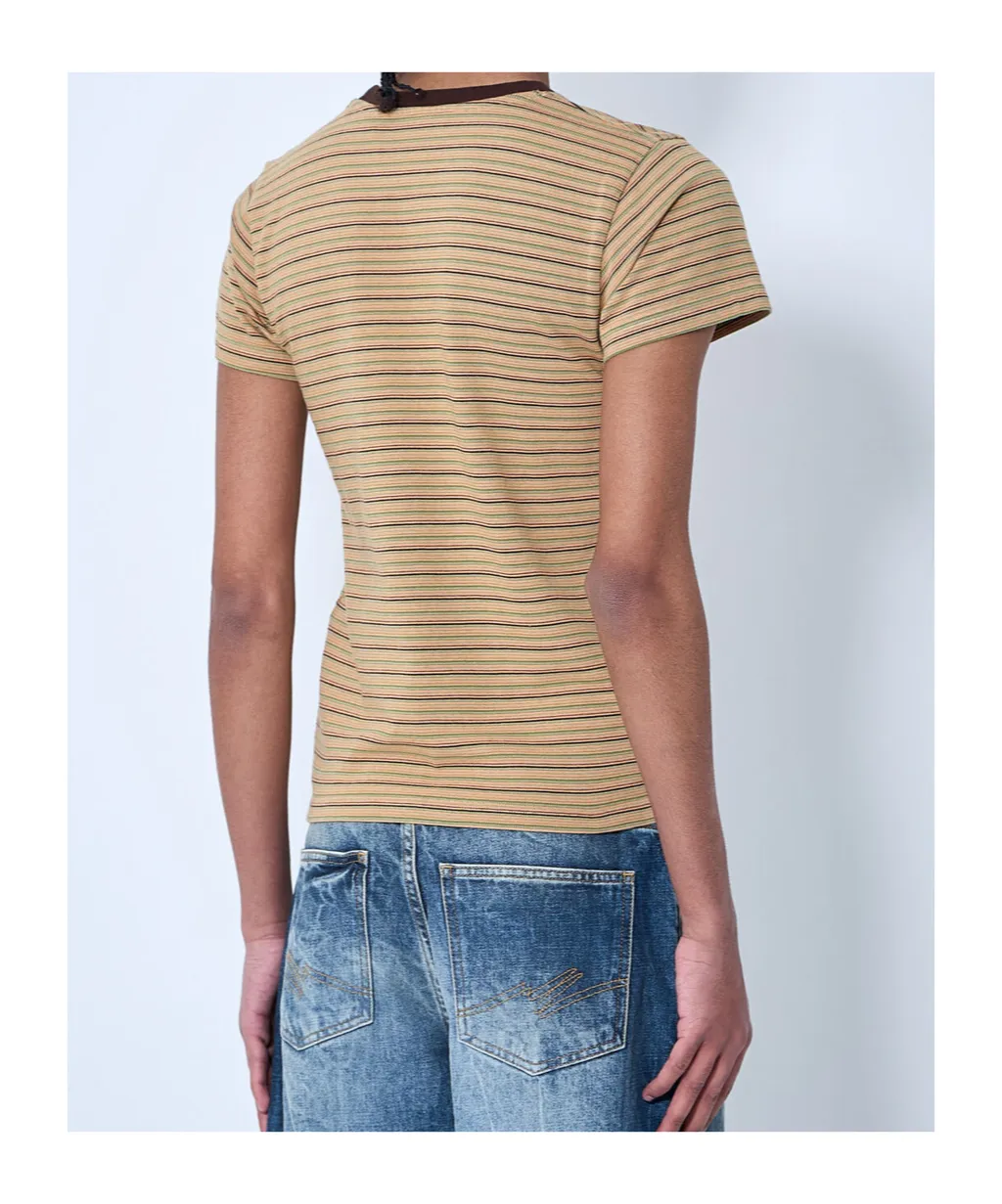 Logo Motif Shrunken T-Shirt