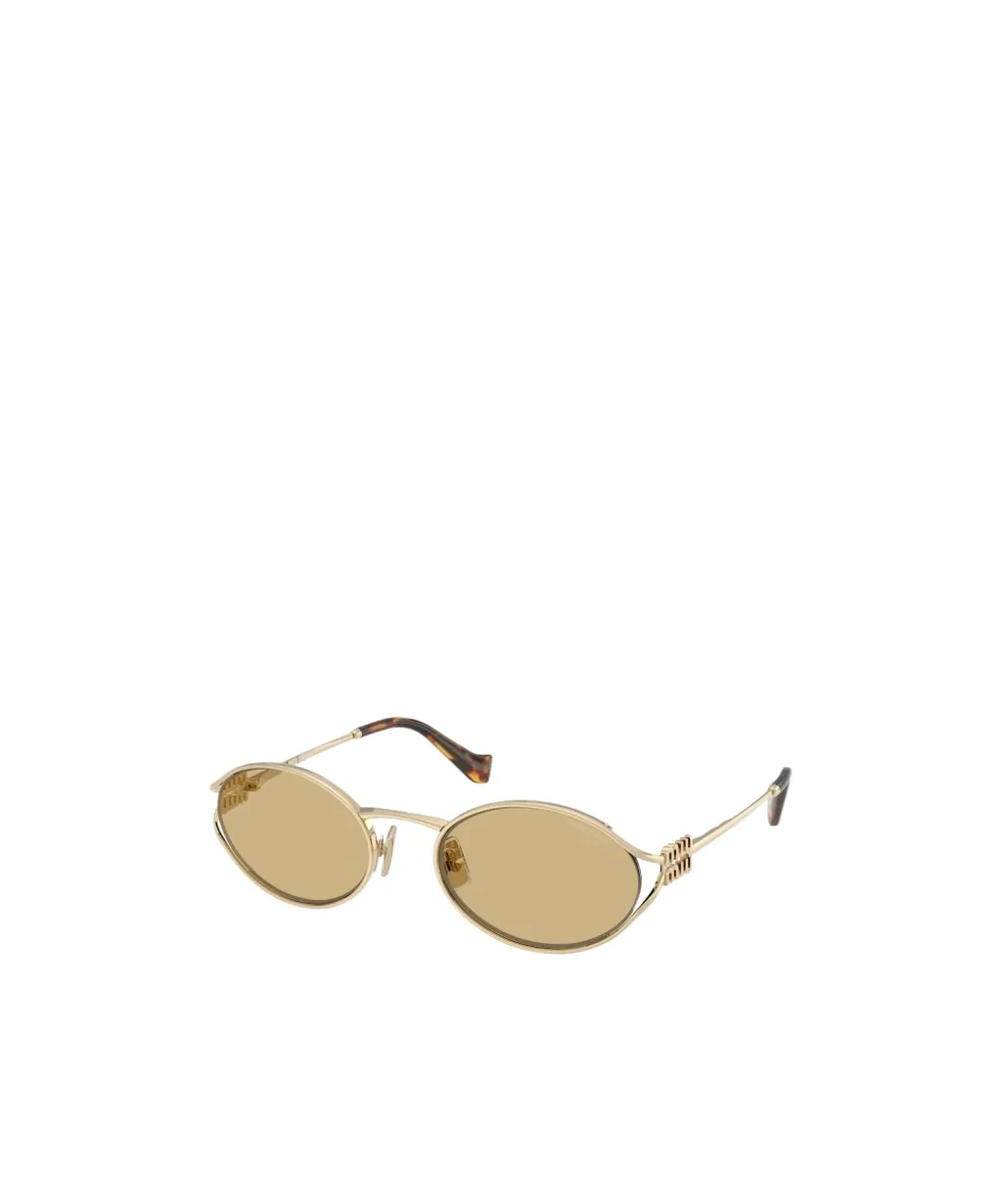 Miu Miu Eyewear Oval Frame Sunglasses