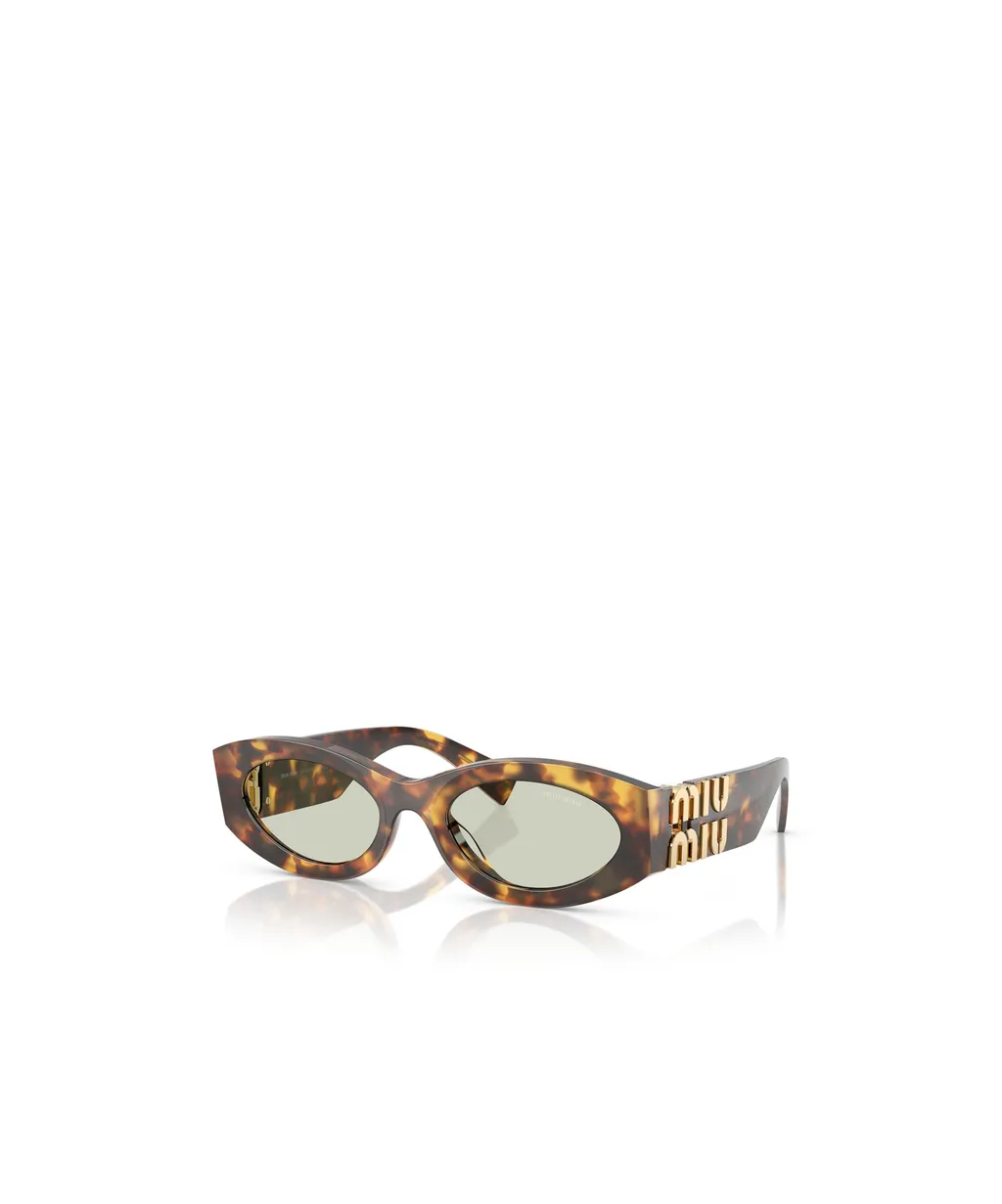 Miu Miu Eyewear Oval Frame Sunglasses