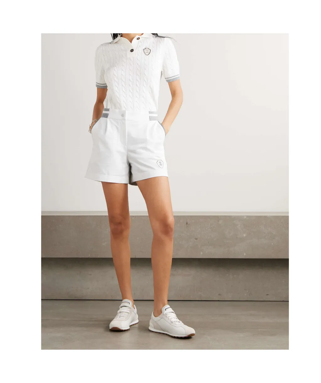 Logo-Patch Track Shorts