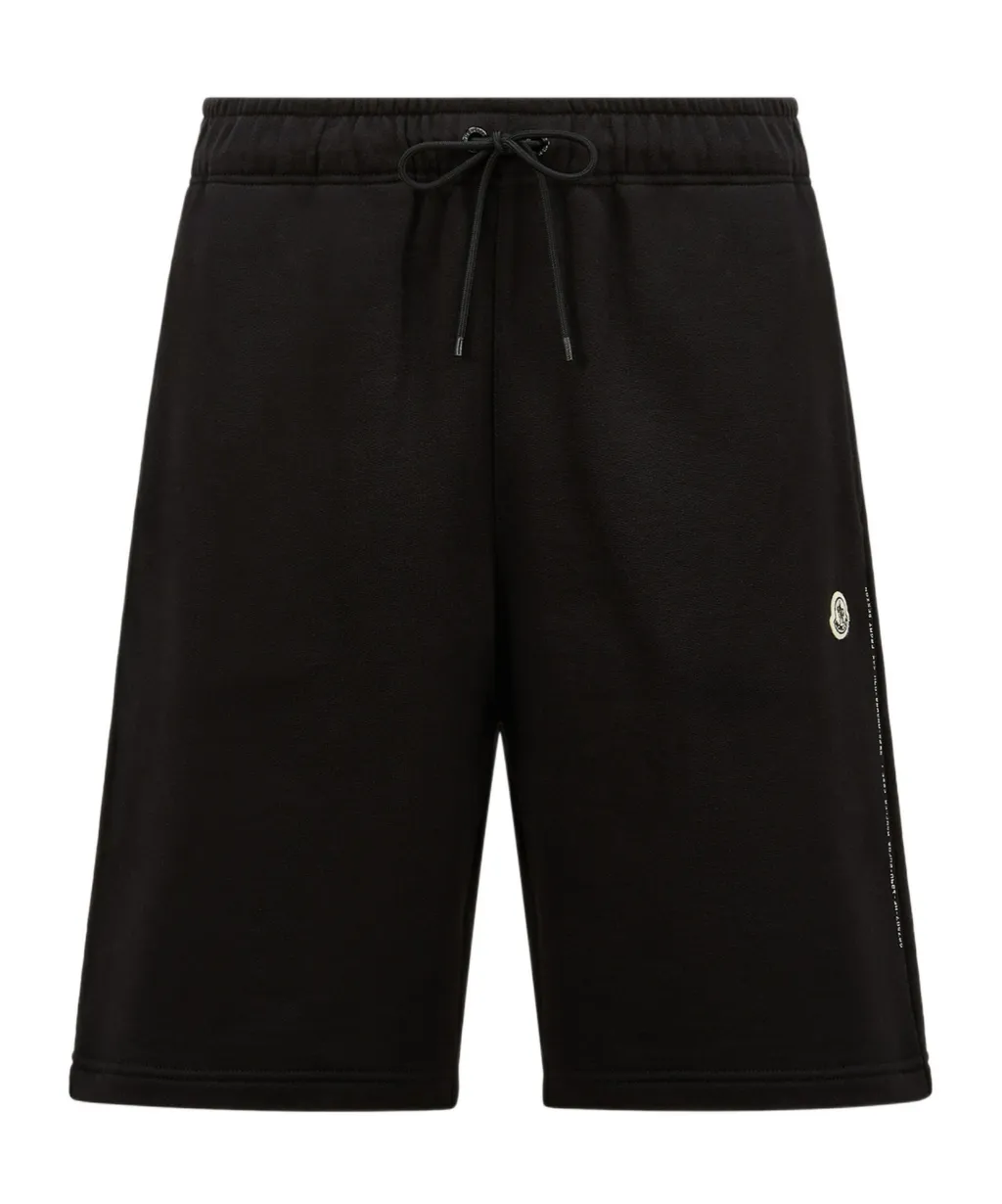 Moncler X Frgmt Embroidered Logo Cotton Shorts