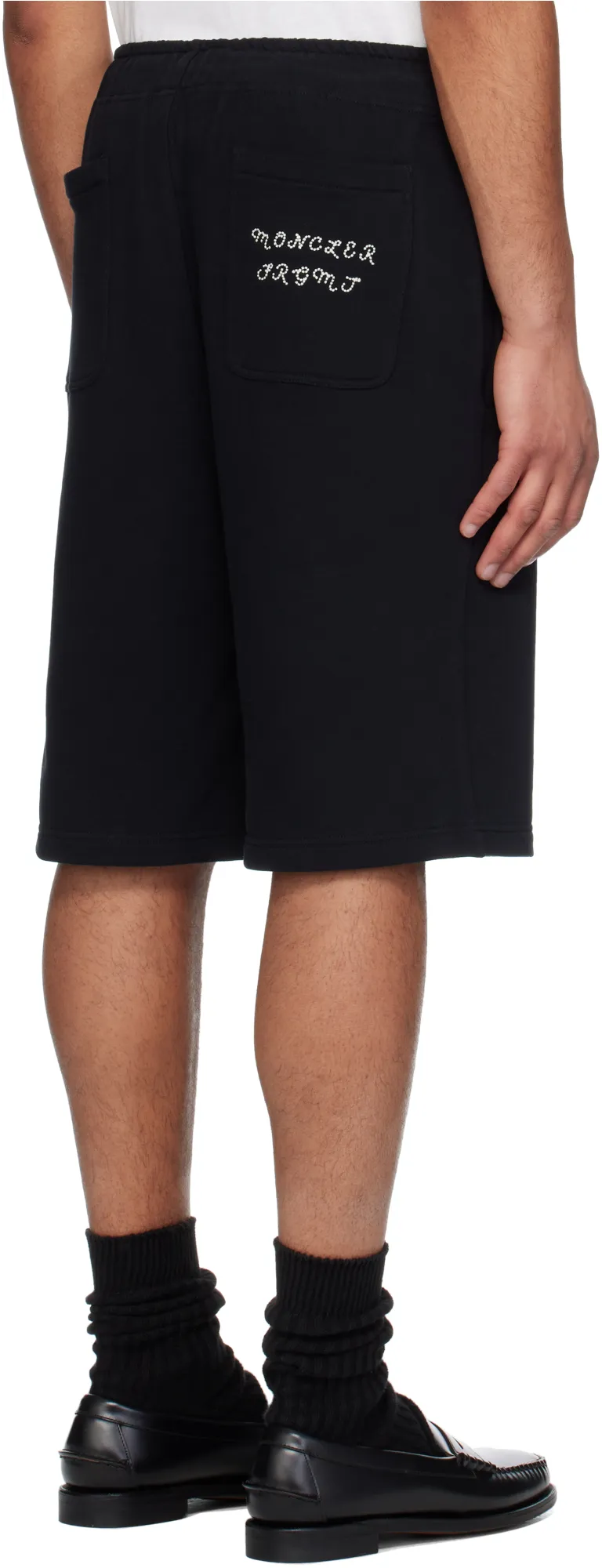 Moncler X Frgmt Embroidered Logo Cotton Shorts