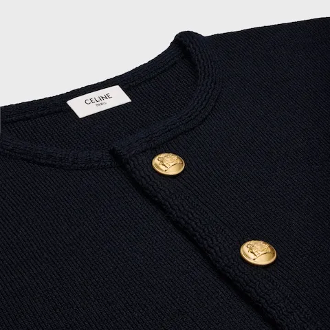 Cardigan Jacket In Wool
