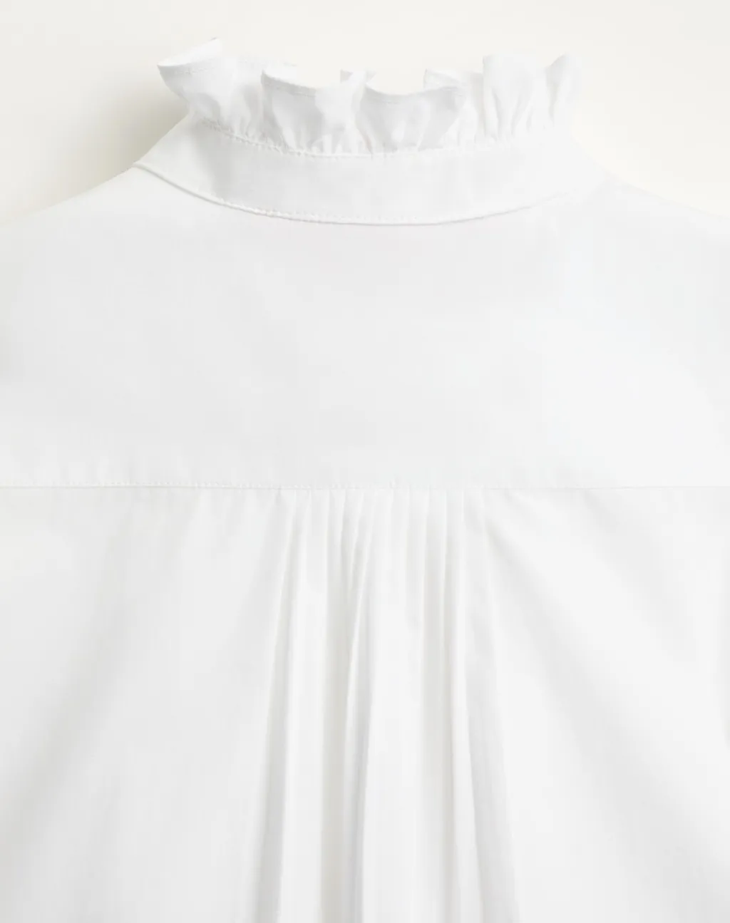 Valentino Button-Up Ruffle Detailed Shirt