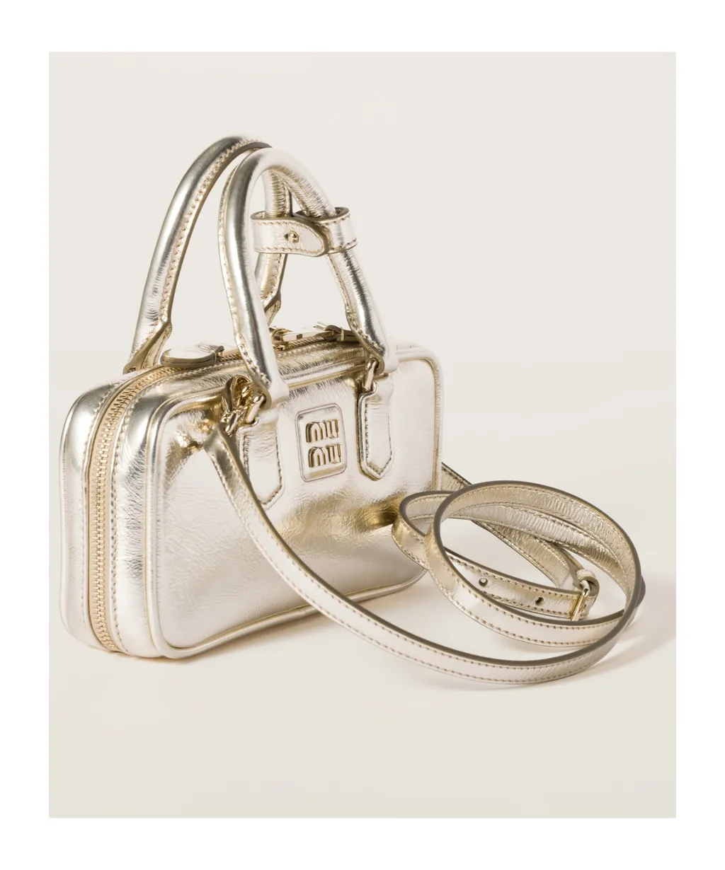 Arcadie Laminated Nappa Leather Mini-Bag