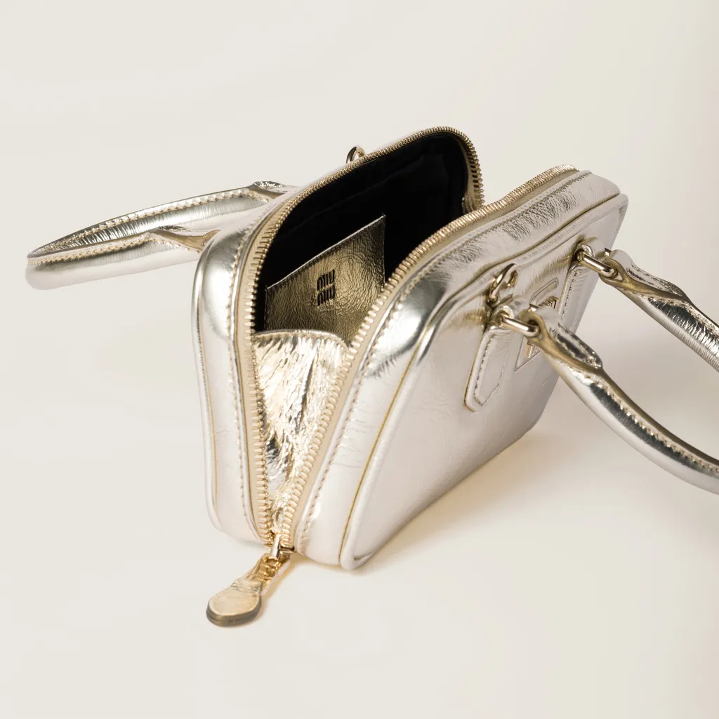 Arcadie Laminated Nappa Leather Mini-Bag