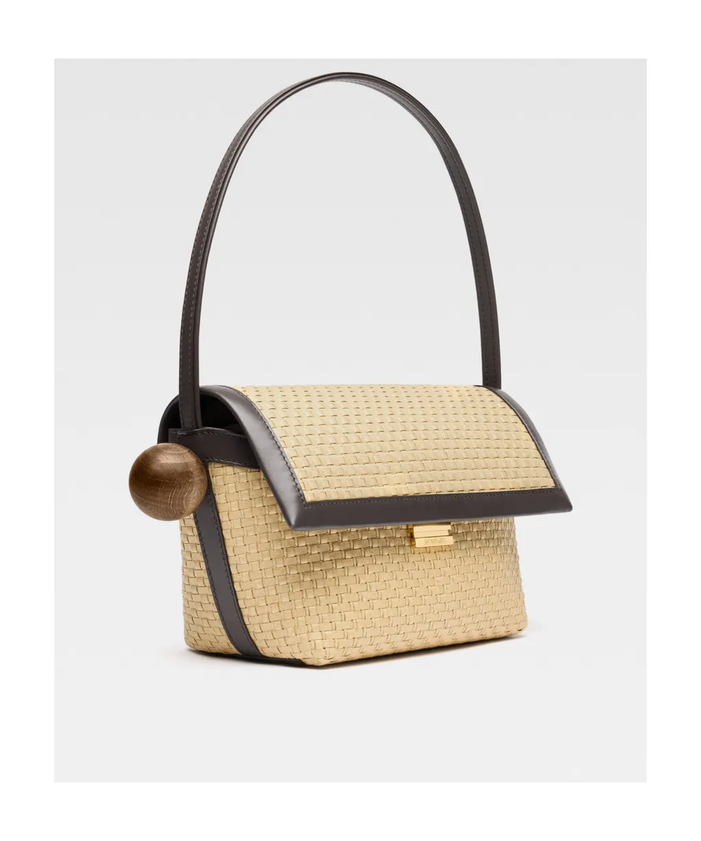 Jacquemus The Rond Carr Flap Shoulder Bag
